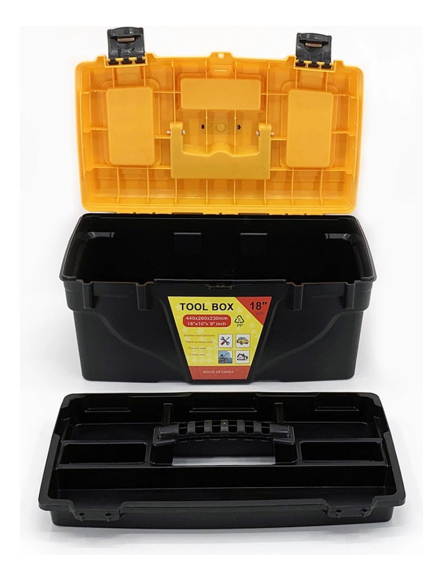 Caja De Herramientas 18 Pulgadas 43x26x23cm