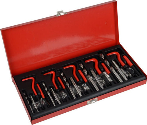 Kit 131 Insertos Helicoil Reparacion Hilos Dañados