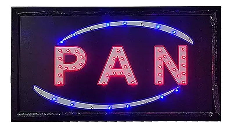 Letrero Led Luminoso Aviso Abierto
