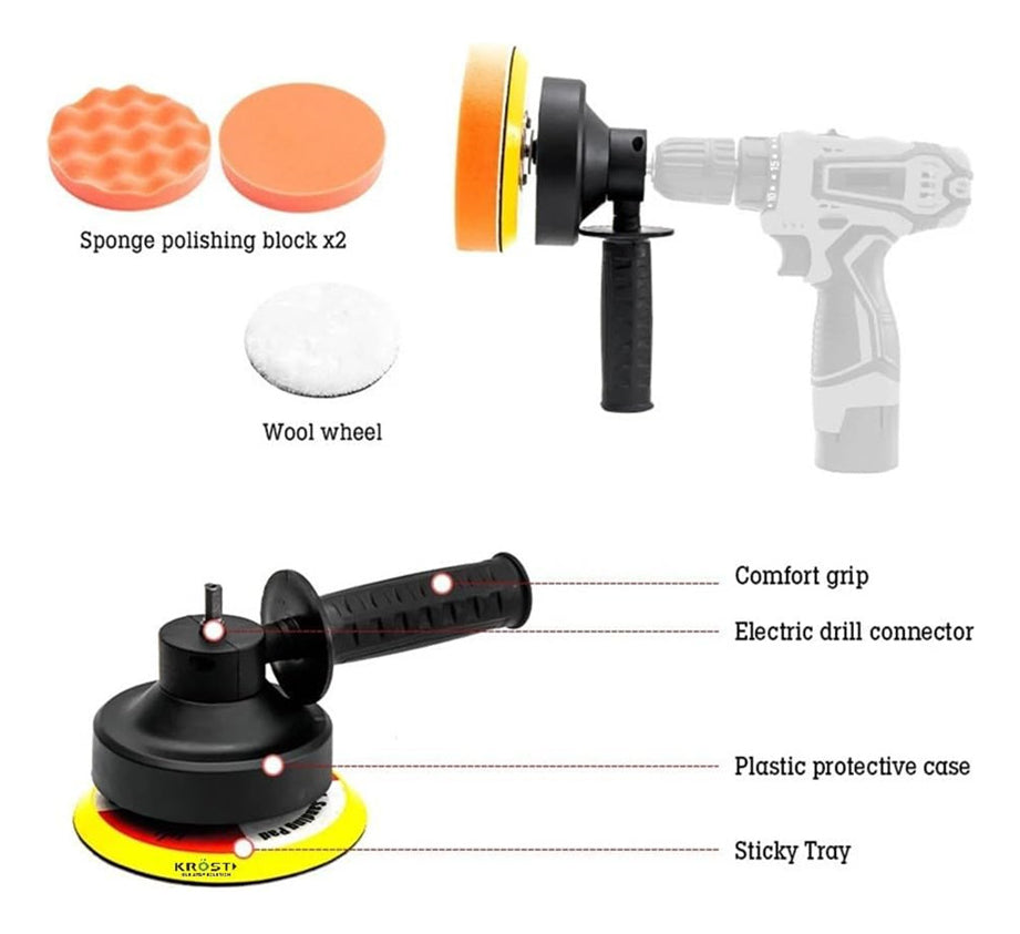 Kit Multifuncional De Cabezales De Pulido De Conversión