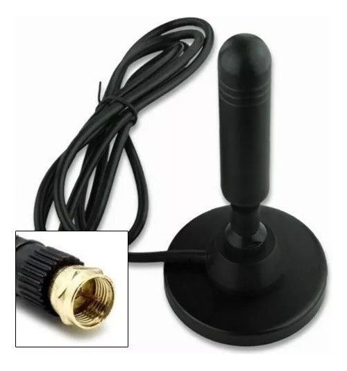 Antena Tv Digital Abierta Hd Tvd Interior 360 Coaxial