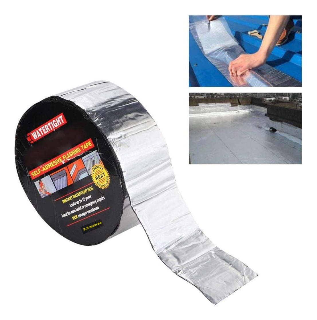 Cinta De Reparación De Techo Impermeable 5cmx2.5metros