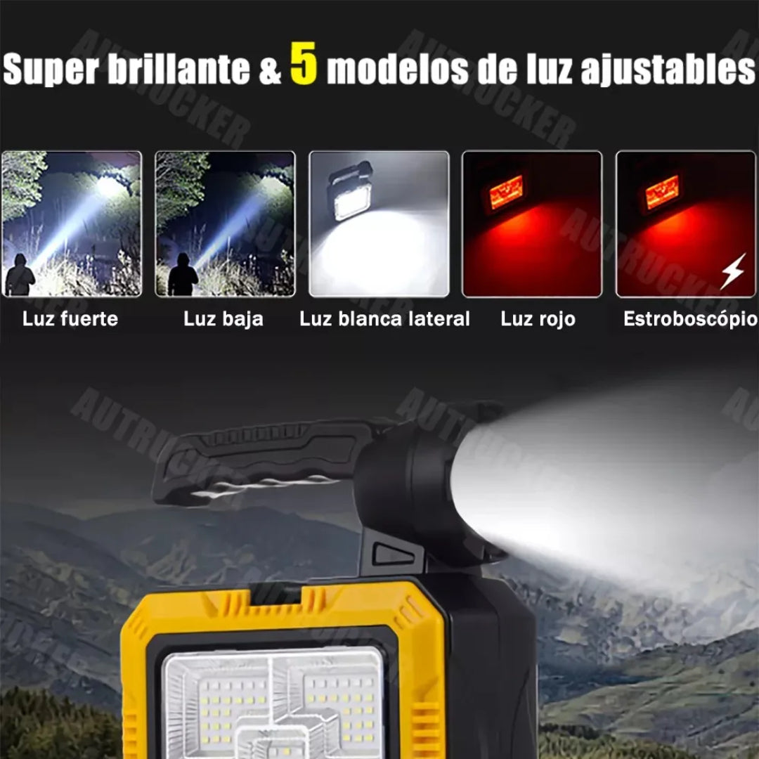 Linterna Lámpara Solar Power Bank + Kit De Herramientas