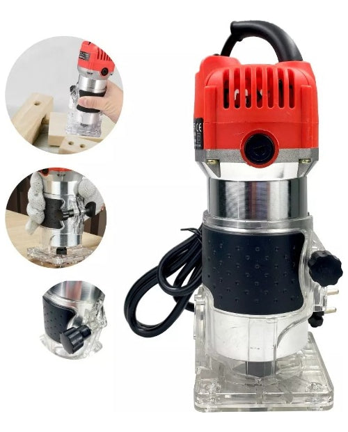 Fresadora Router Manual Madera Tupi 800w 6.35mm 1/4