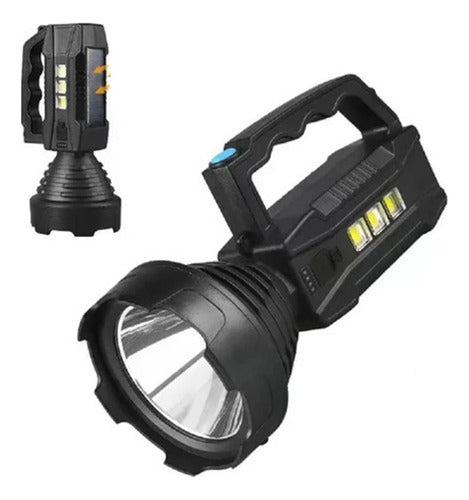 Linterna Led Recargable Solar Usb Cazador Potente Cx8809