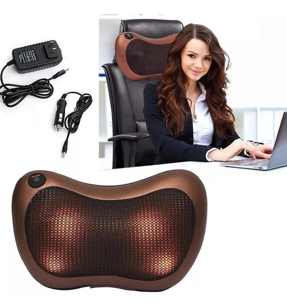 Masajeador Eléctrico Almohada Cojín Lumbar Cuello Piernas/15