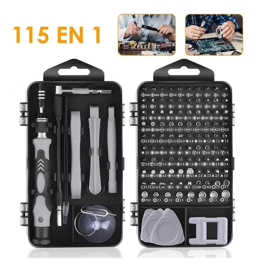Juego De Destornilladores Precisión Screwdrivern 115en1/j51