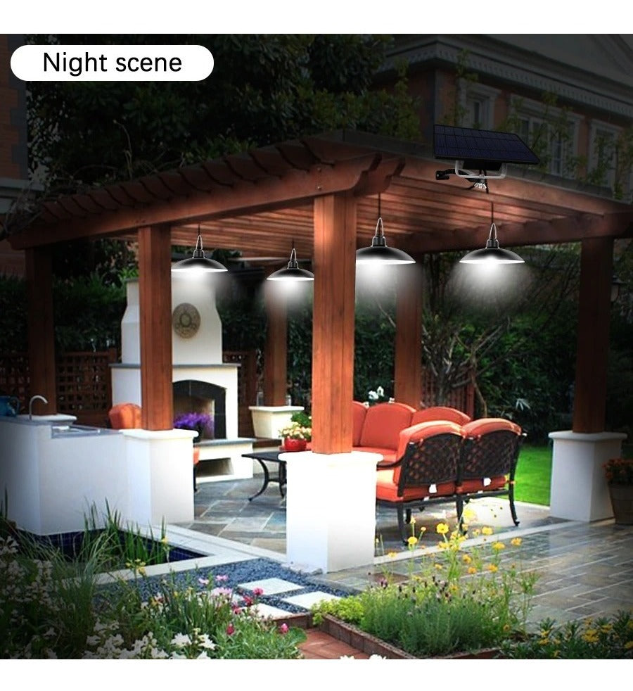 Lamparas Led Solar Colgante C/ Control Y Panel