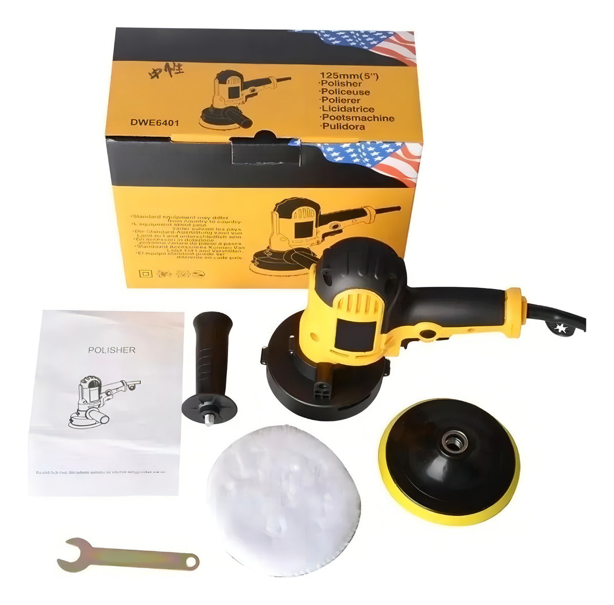 Máquina Para Pulir Pulidora Para Auto Lijadora Pulidora Auto