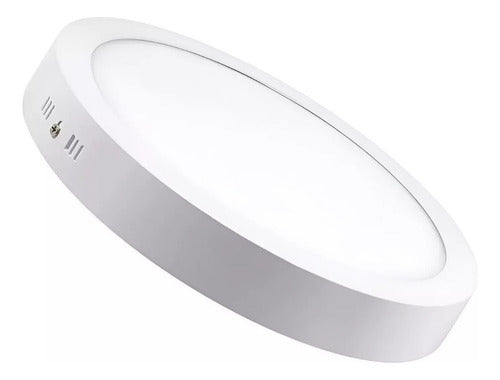 Foco Led Redondo Sobrepuesto 18 Watts Luz Calida