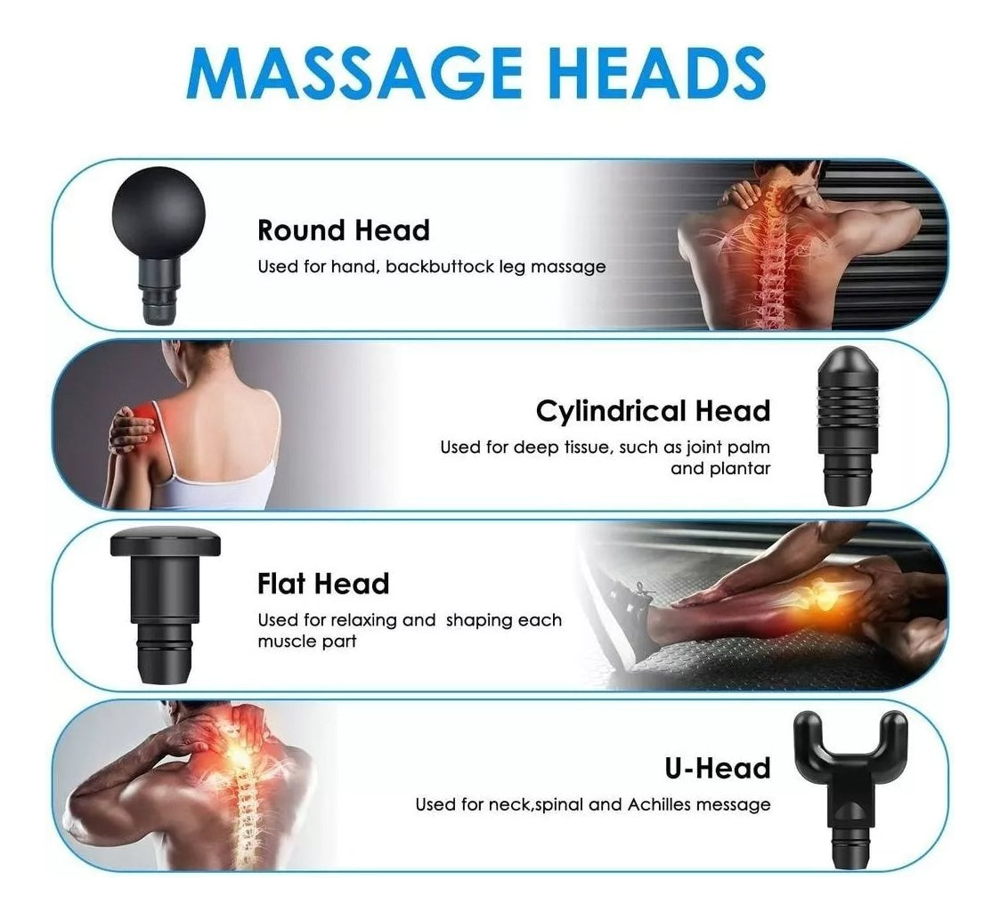 肌肉按摩枪 4 配件