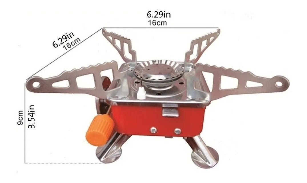 Cocinilla Mini Gas Outdoor Camping Trekking Mas Bolso Miamis