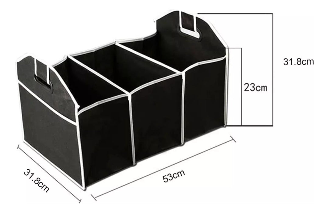 Organizador Auto Caja Bolso Plegable Maletero Vehiculos