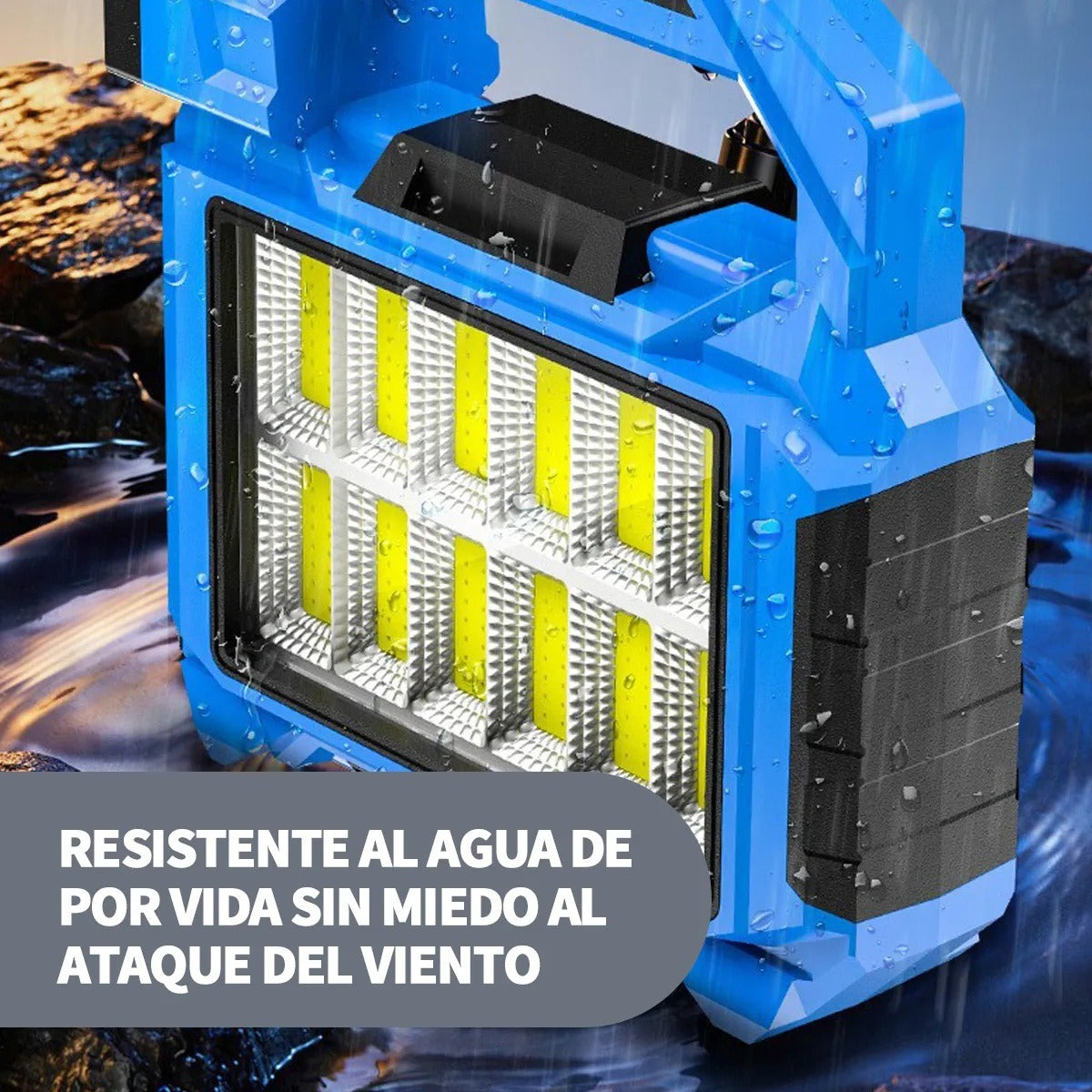 Linterna Led Recargable Solar Usb Cazador Potente