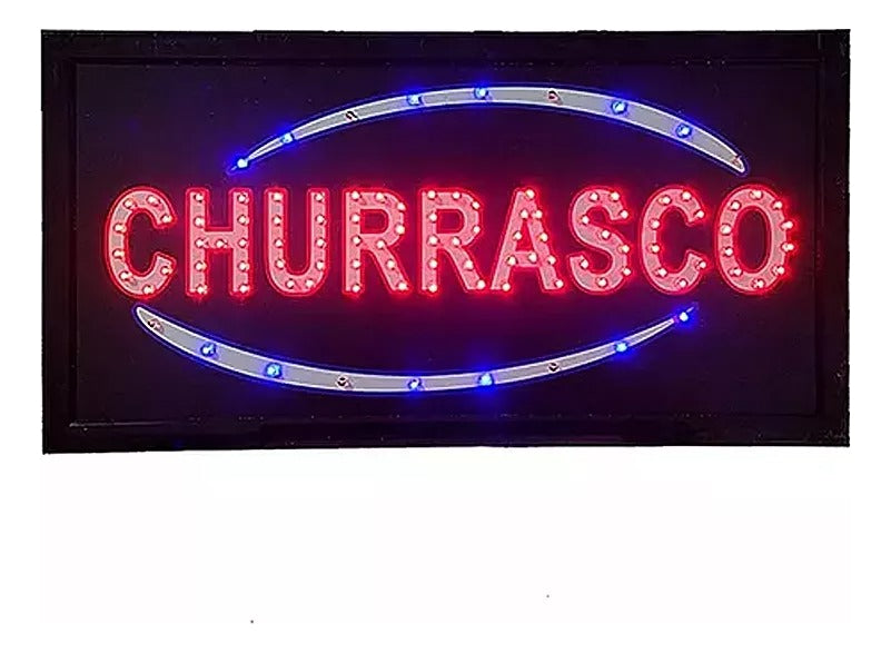 Letrero Led Luminoso Aviso Abierto