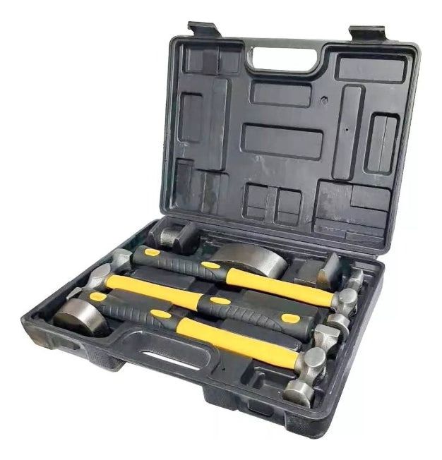 Kit Set Desabollador Martillos Desabolladores 7 Piezas