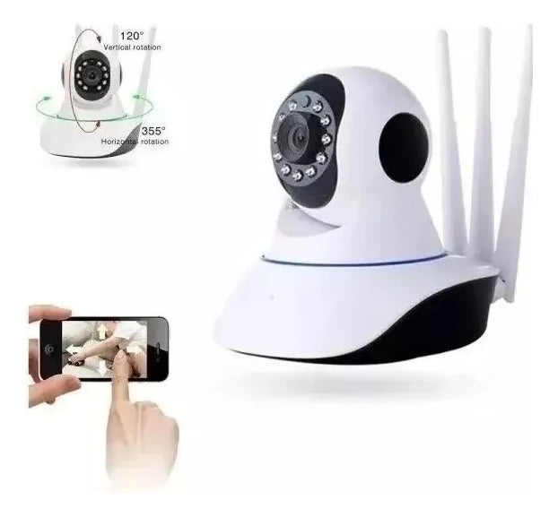 Camara Ip Wifi Seguridad Motorizada 360 Hd Vision Nocturna