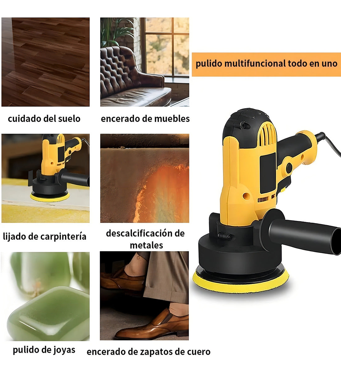 Máquina Para Pulir Pulidora Para Auto Lijadora Pulidora Auto