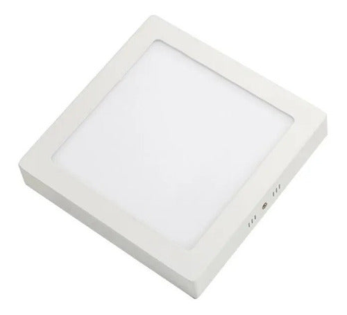 Foco Led Panel Plafon Sobrepuesto Cuadrado 6w Fria