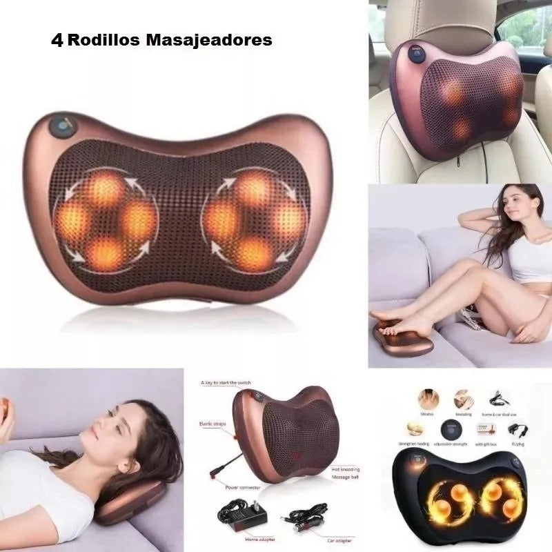 Masajeador Eléctrico Almohada Cojín Lumbar Cuello Piernas/15