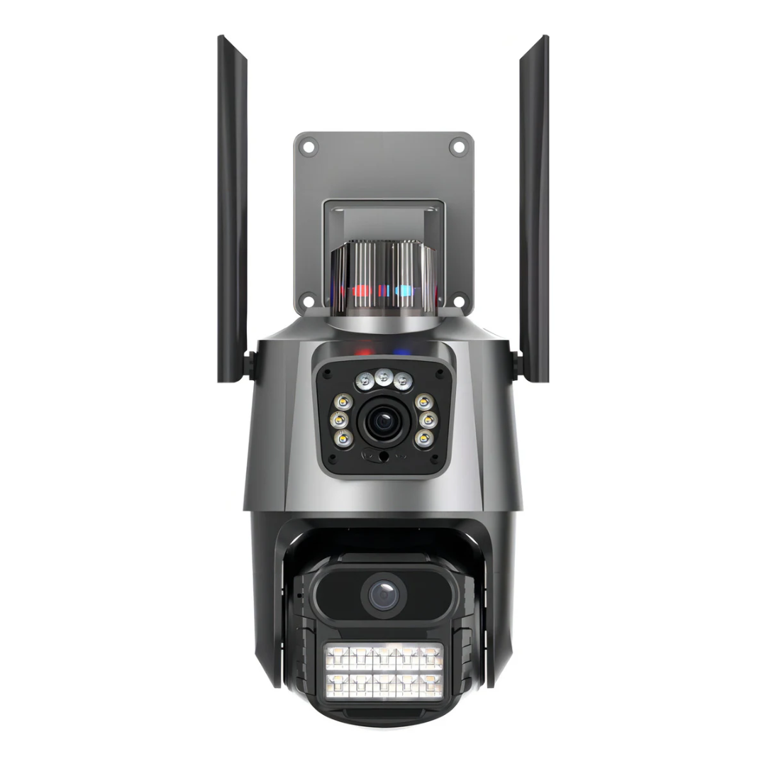 Cámara Domo Wifi Doble Lente Full Hd Con Alarma Seguimiento Hlc