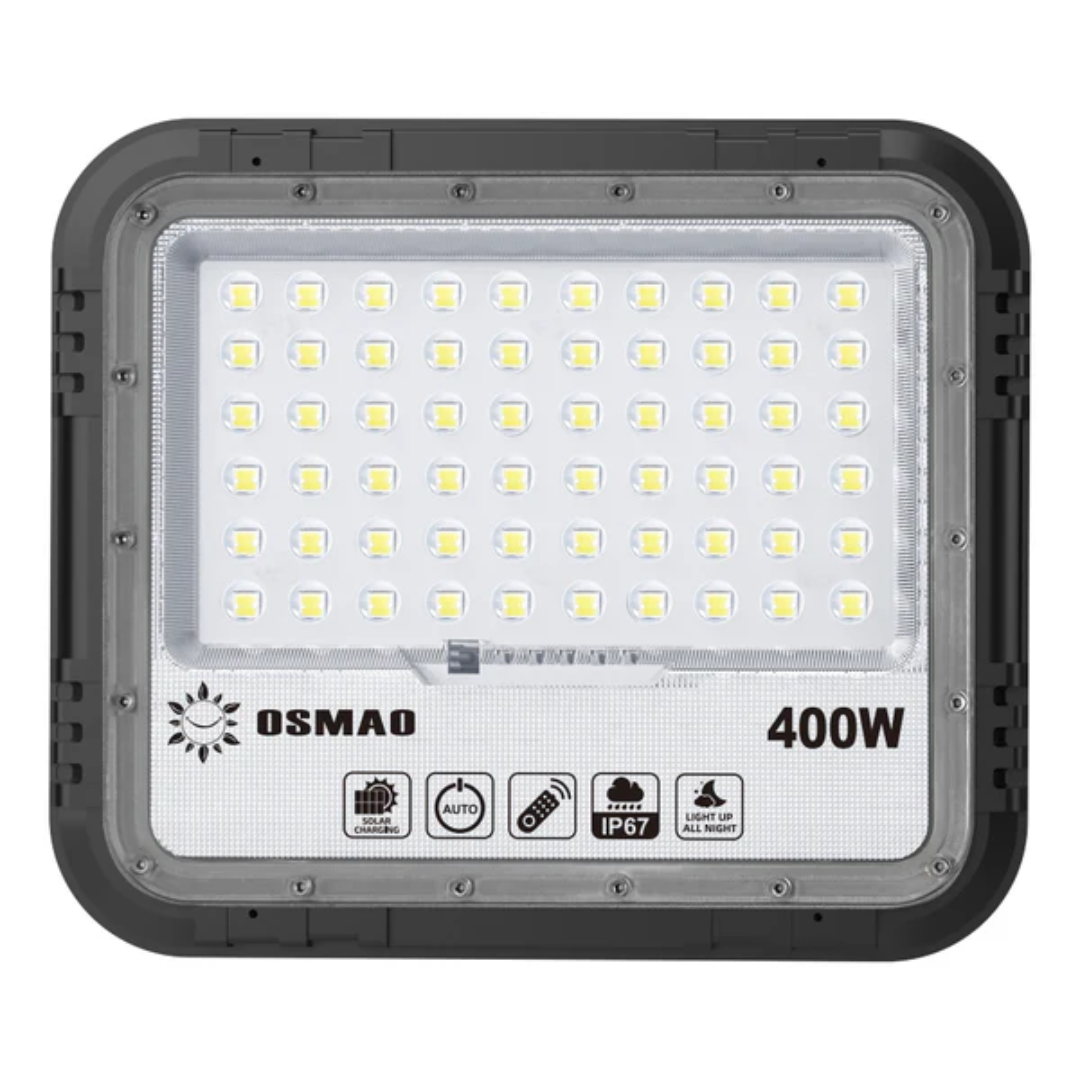 400W 731T 太阳能聚光灯 + 太阳能电池板和遥控器 0smao