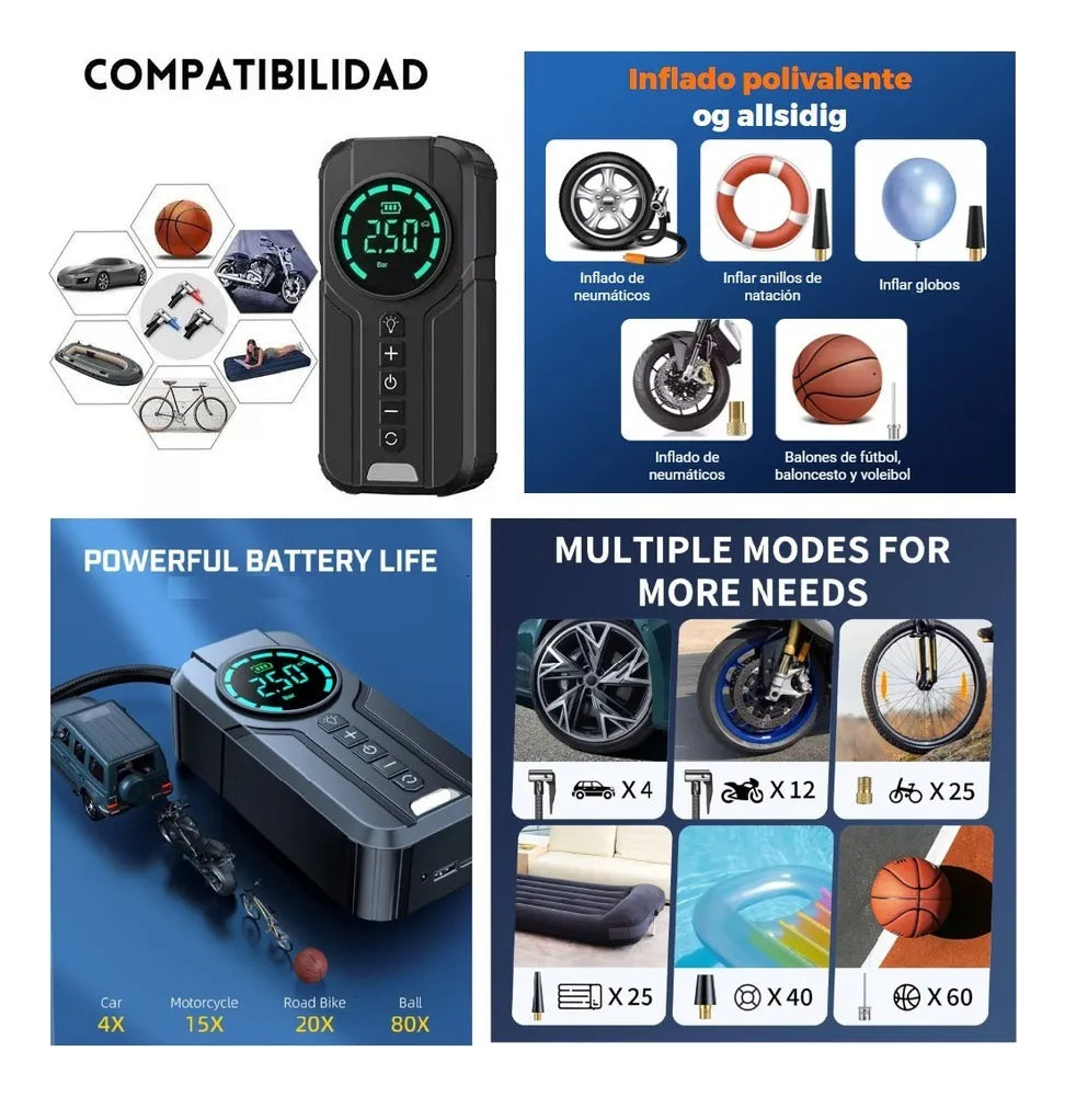 Compresor De Aire Calgary 12v Para Vehículos Neumaticos Etc