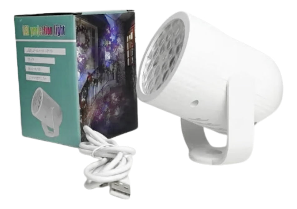 Luz De Navidad Proyector Robotizado Giratorio Rgb