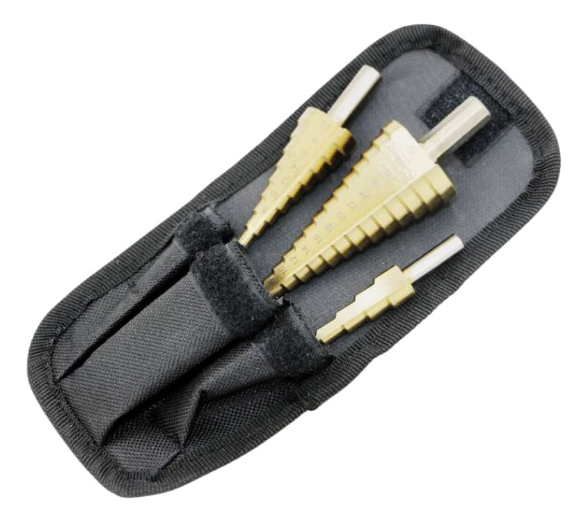Set Brocas Escalonadas Taladro 4 A 32 Mm + Estuche