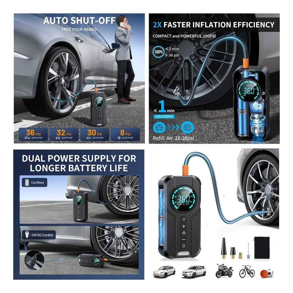Compresor De Aire Calgary 12v Para Vehículos Neumaticos Etc