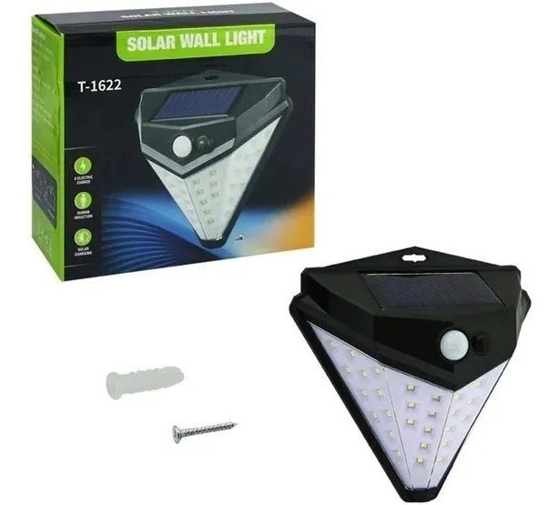 Foco Led Solar 38 Led Con Sensor Movimiento Exterior/t051