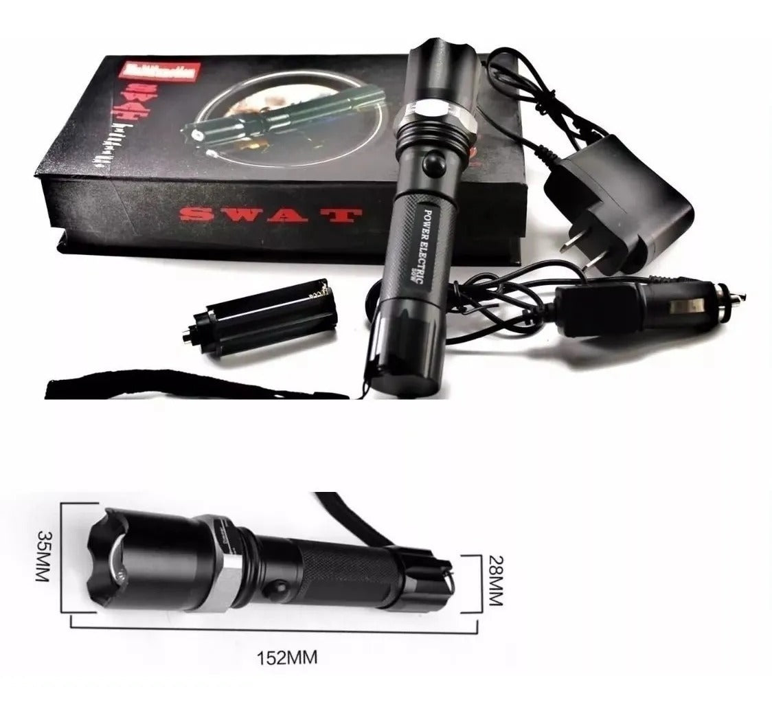 Linterna Led Tactica Zoom Swat Led Cree Q5 Recargable