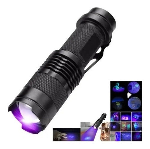 Linterna De Bolsillo Ultravioleta Luz Uv /l41