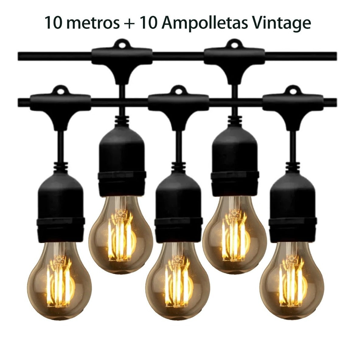 Soquete Guirnalda Terraza Patio Ampolletas Incluidas Decorac