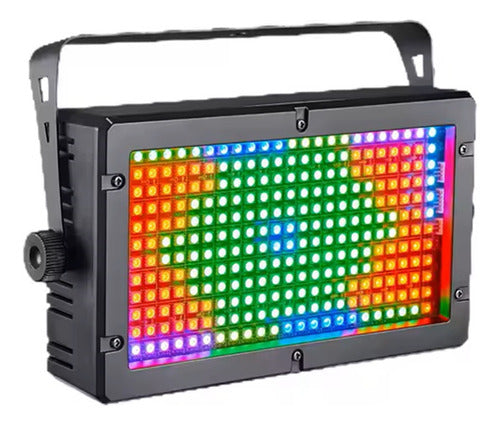 Proyector Led  Carrete 288 Led Luz Rgb Estroboscópico