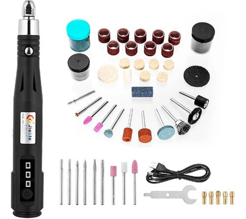 Taladro Multiusos  Esmerilado Y Pulido 3 Velocidades Usb