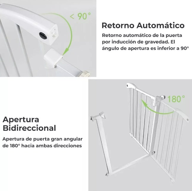 Reja Seguridad Escalera Puerta Bebe Perro Mascotas