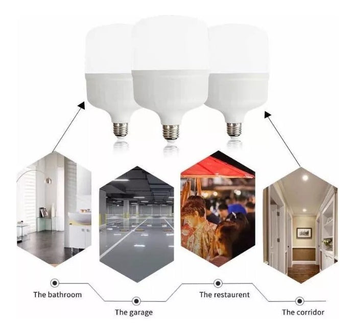 Lampara Alta Potencia Ampolleta Led 48w Bombilla E27 Luz Led