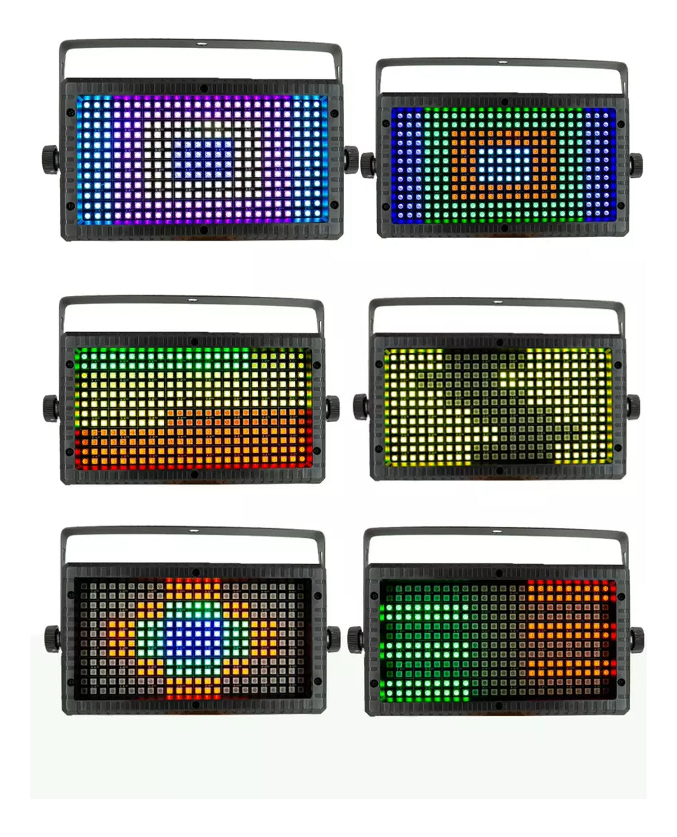 Proyector Led  Carrete 288 Led Luz Rgb Estroboscópico