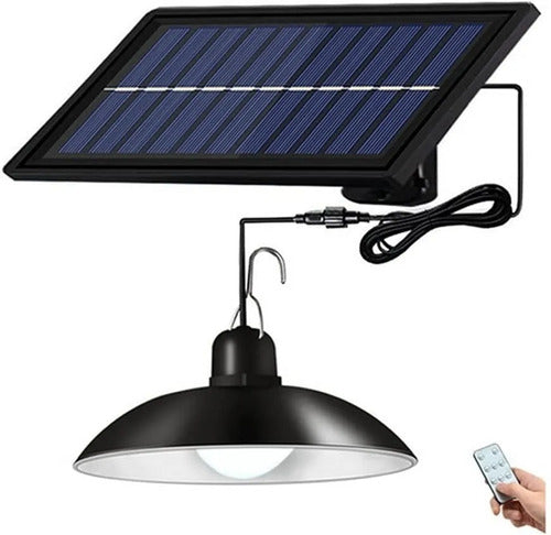 120w 太阳能吊灯天花板+太阳能板+控制器