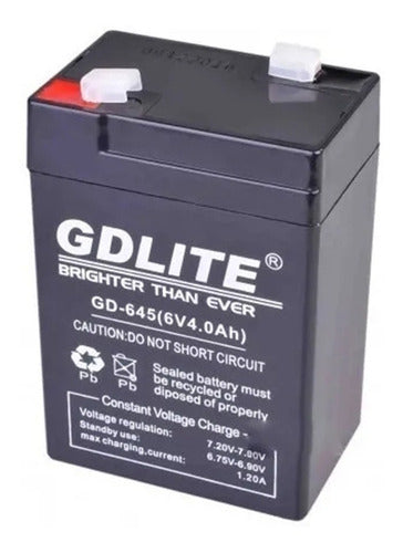 Bateria 6v 4ah Gd-645 Ciclo Profundo