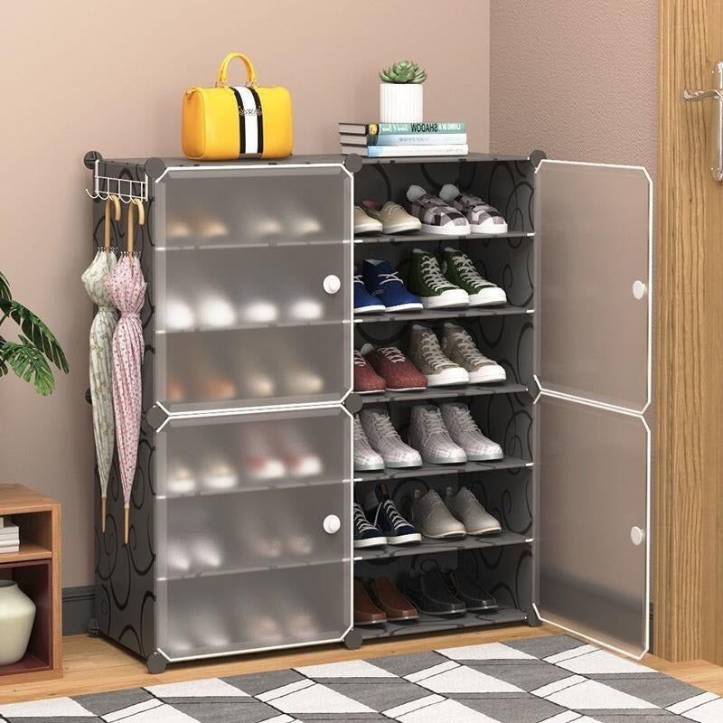 Zapatero Organizador De Zapatos 2 Pisos Estrecho 8 Pares