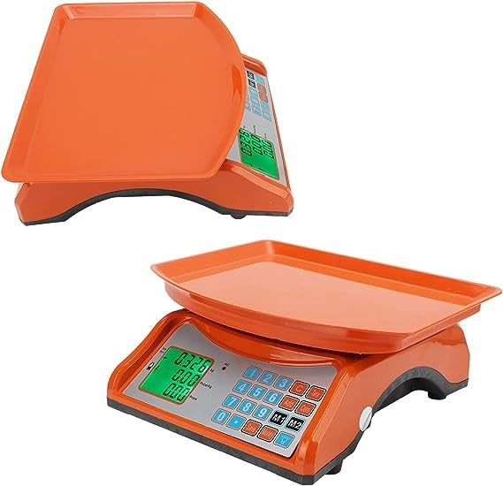 Bascula Pesa Balanza Digital 40kg Recargable Comercial Color
