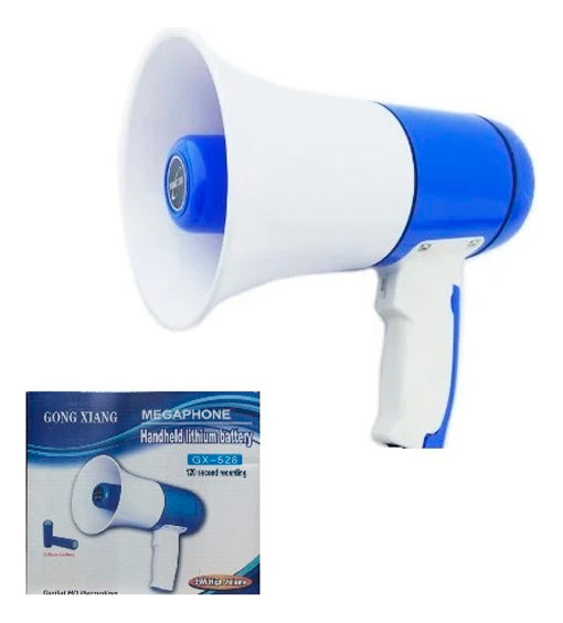 Megafono Altavoz 35 W Portatil Recargable 250 Metros Color
