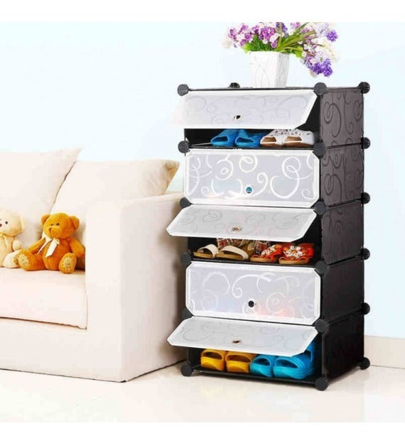 Zapatero Organizador 4 Pisos Estante Zapatos Para 8 Pares