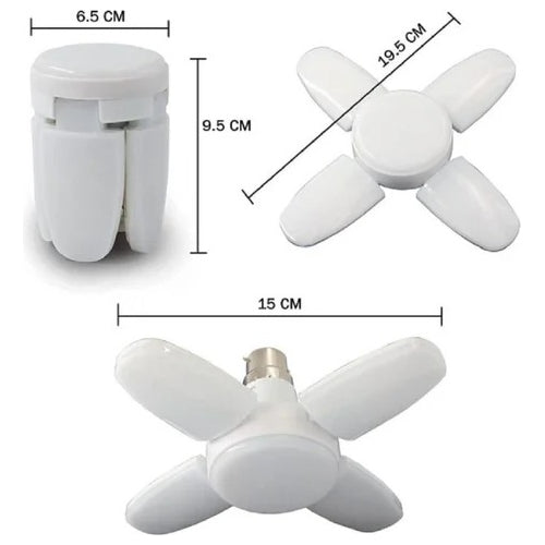 Ampolleta Led 28w 4 Aspas E27