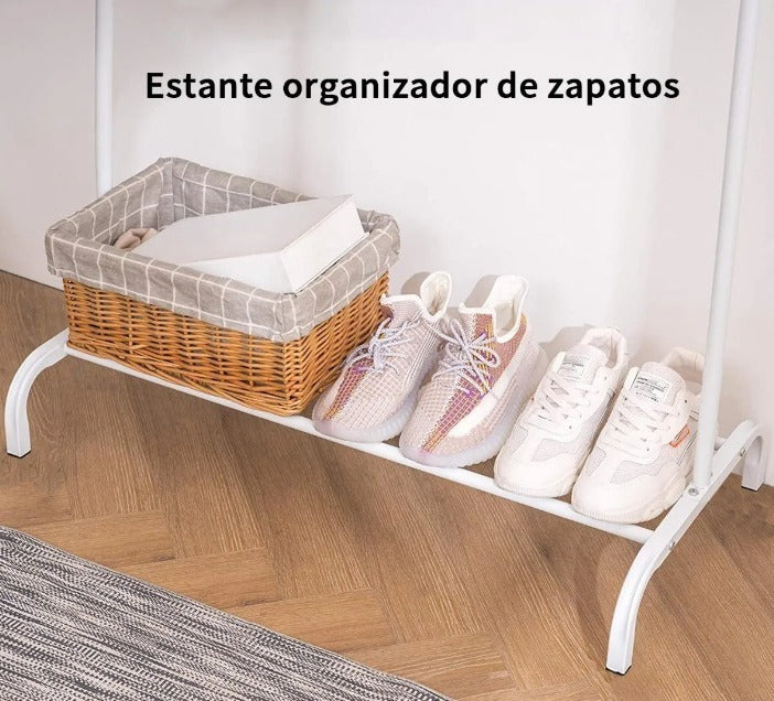 Perchero Exhibidor De Ropa Metálico Resistente