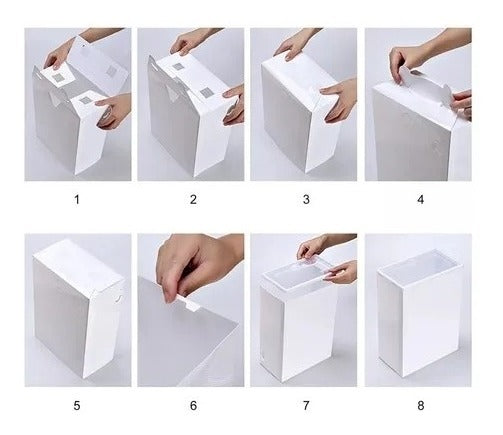 Pack 6 Organizador De Zapatos Caja Organizadora Transparent