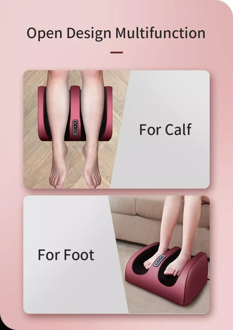 Eléctrico Shiatsu Amasamiento Pies Piernas Masajeador Spa