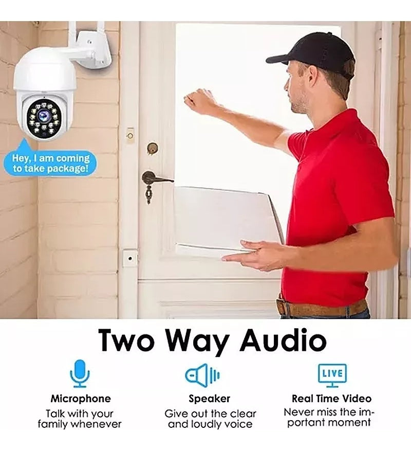Smart Camara Ip Wifi Alarma Exterior Anti Agua Osmao